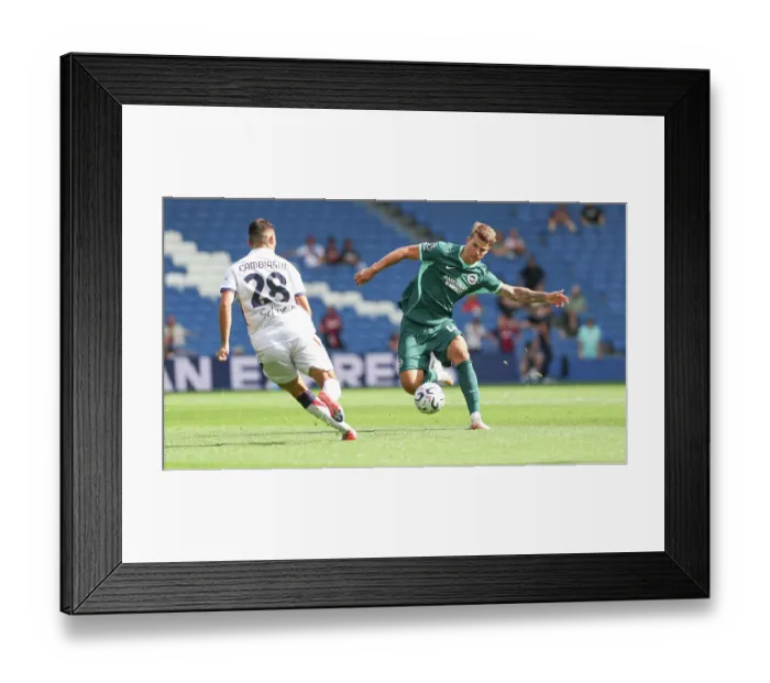 Framed Print : Brighton and Hove Albion v Bologna Premier League 15AUG26