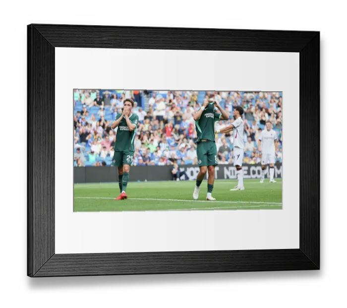 Framed Print : Brighton and Hove Albion v Bologna Premier League 15AUG26 Framed Print : Brighton and Hove Albion v Bologna Premier League 15AUG26