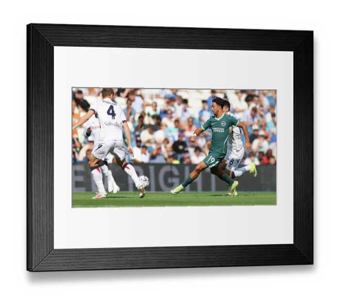 Framed Print : Brighton and Hove Albion v Bologna Premier League 15AUG26 Framed Print : Brighton and Hove Albion v Bologna Premier League 15AUG26
