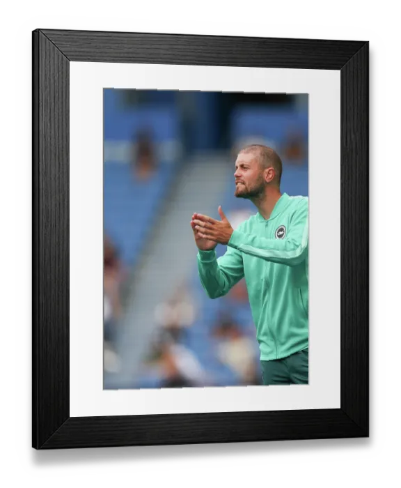 Framed Print : Brighton and Hove Albion v Bologna Premier League 15AUG26