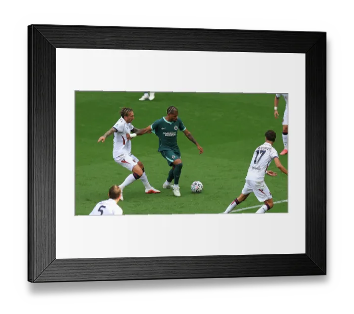 Framed Print : Brighton and Hove Albion v Bologna Premier League 15AUG26 Framed Print : Brighton and Hove Albion v Bologna Premier League 15AUG26