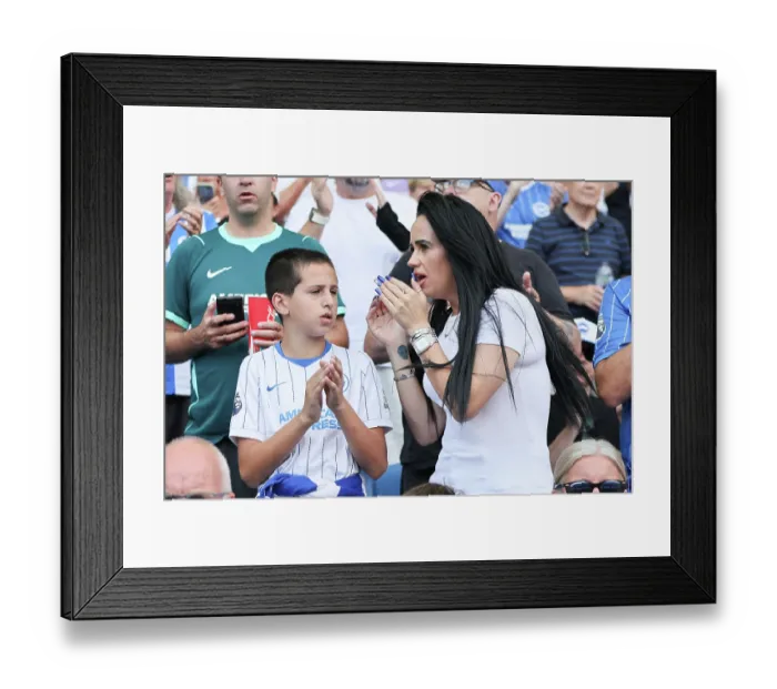 Framed Print : Brighton and Hove Albion v Bologna Premier League 15AUG26 Framed Print : Brighton and Hove Albion v Bologna Premier League 15AUG26