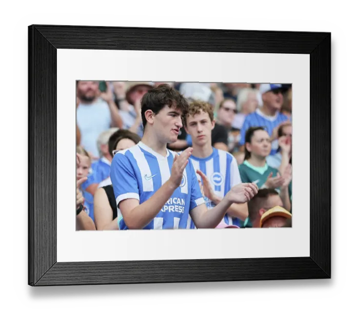Framed Print : Brighton and Hove Albion v Bologna Premier League 15AUG26 Framed Print : Brighton and Hove Albion v Bologna Premier League 15AUG26