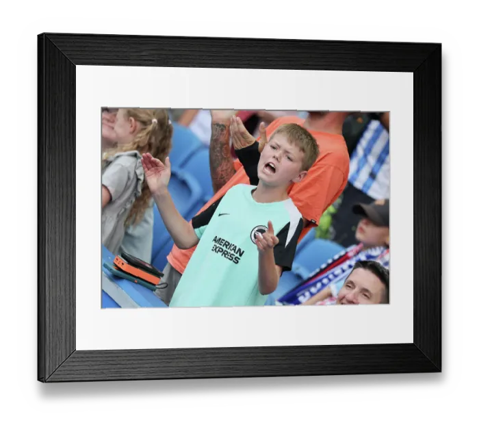 Framed Print : Brighton and Hove Albion v Bologna Premier League 15AUG26 Framed Print : Brighton and Hove Albion v Bologna Premier League 15AUG26