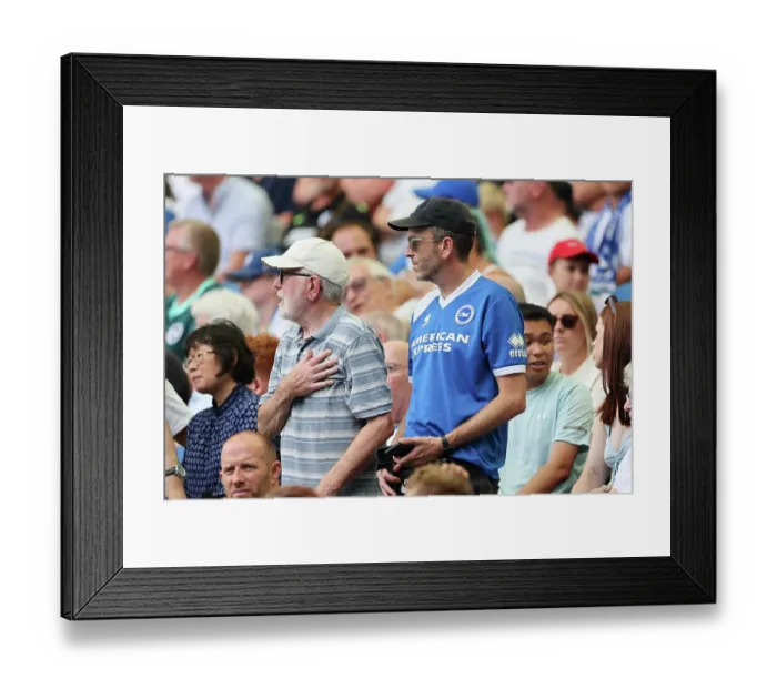 Framed Print : Brighton and Hove Albion v Bologna Premier League 15AUG26 Framed Print : Brighton and Hove Albion v Bologna Premier League 15AUG26