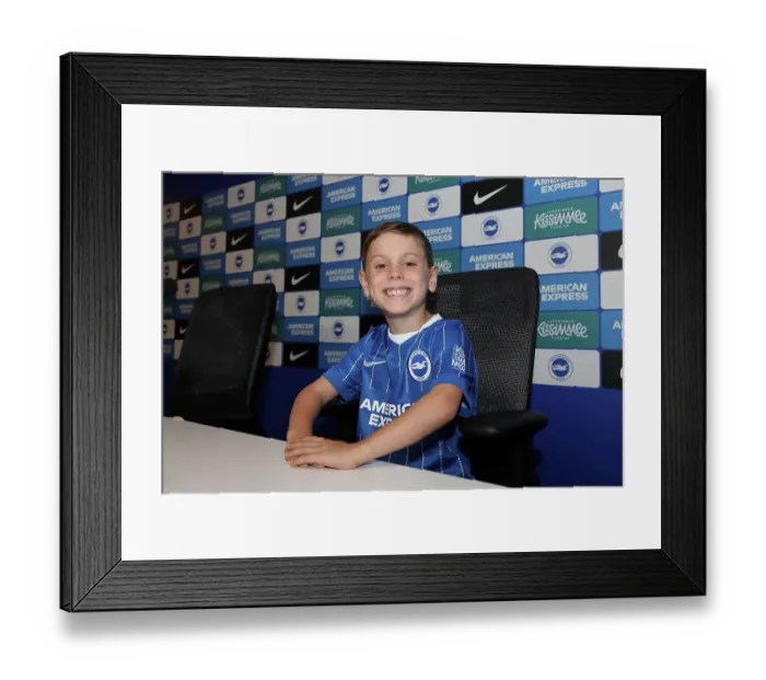 Framed Print : Brighton and Hove Albion v Bologna Premier League 15AUG26