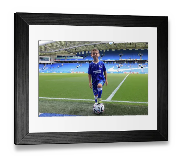 Framed Print : Brighton and Hove Albion v Bologna Premier League 15AUG26