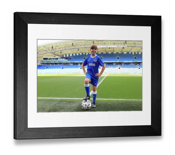 Framed Print : Brighton and Hove Albion v Bologna Premier League 15AUG26