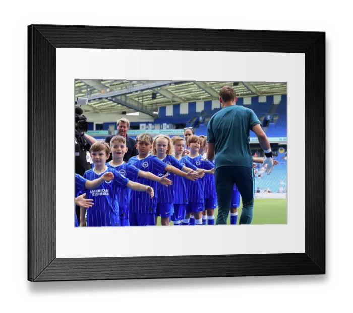 Framed Print : Brighton and Hove Albion v Bologna Premier League 15AUG26