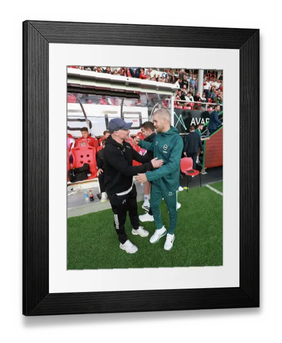 Framed Print : Brighton and Hove Albion v Roma Europa Conference League Play-off 20AUG26