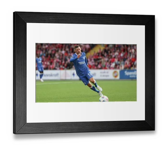 Framed Print : Brighton and Hove Albion v Roma Europa Conference League Play-off 20AUG26