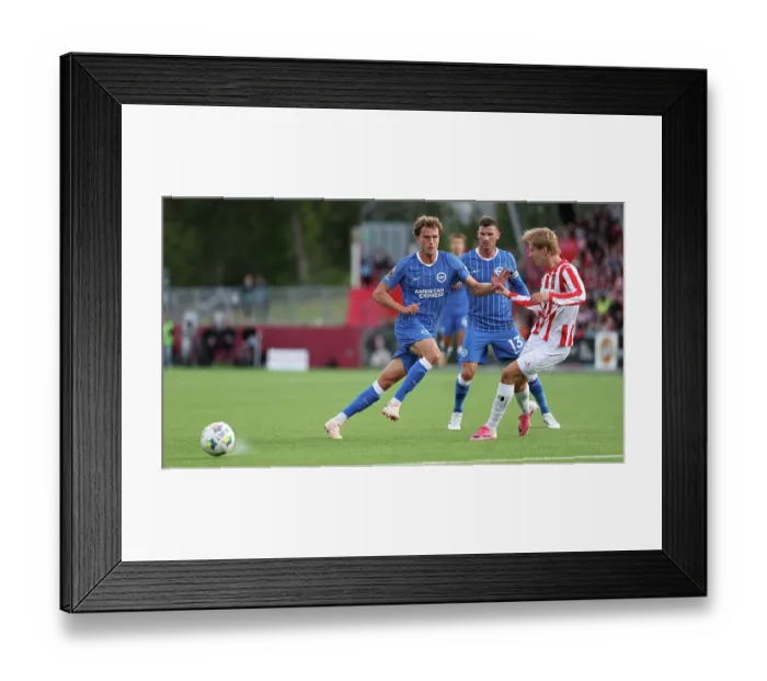 Framed Print : Brighton and Hove Albion v Roma Europa Conference League Play-off 20AUG26