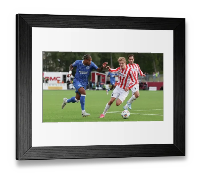 Framed Print : Brighton and Hove Albion v Roma Europa Conference League Play-off 20AUG26