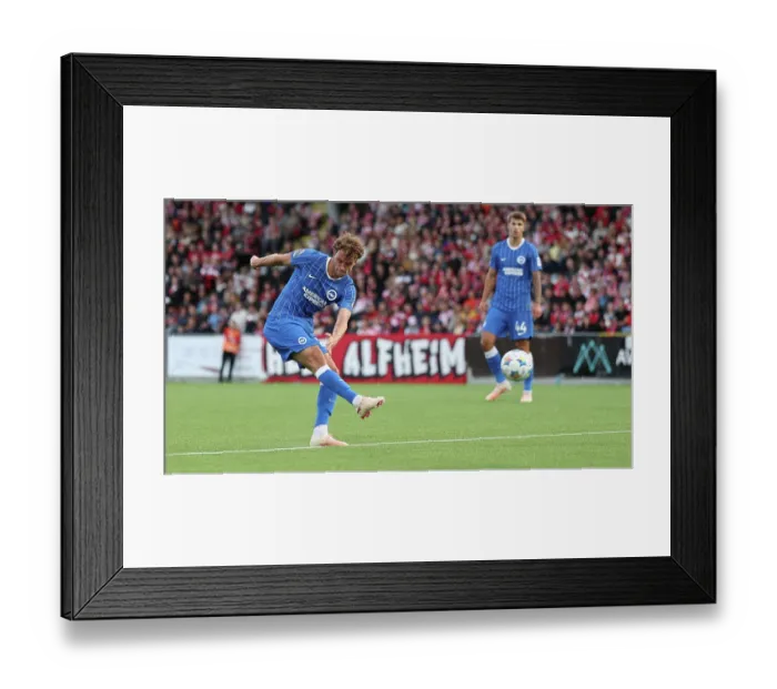 Framed Print : Brighton and Hove Albion v Roma Europa Conference League Play-off 20AUG26