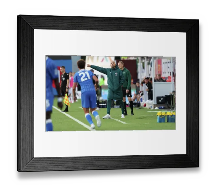 Framed Print : Brighton and Hove Albion v Roma Europa Conference League Play-off 20AUG26 Framed Print : Brighton and Hove Albion v Roma Europa Conference League Play-off 20AUG26