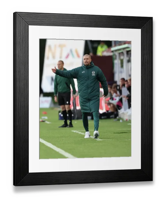 Framed Print : Brighton and Hove Albion v Roma Europa Conference League Play-off 20AUG26 Framed Print : Brighton and Hove Albion v Roma Europa Conference League Play-off 20AUG26