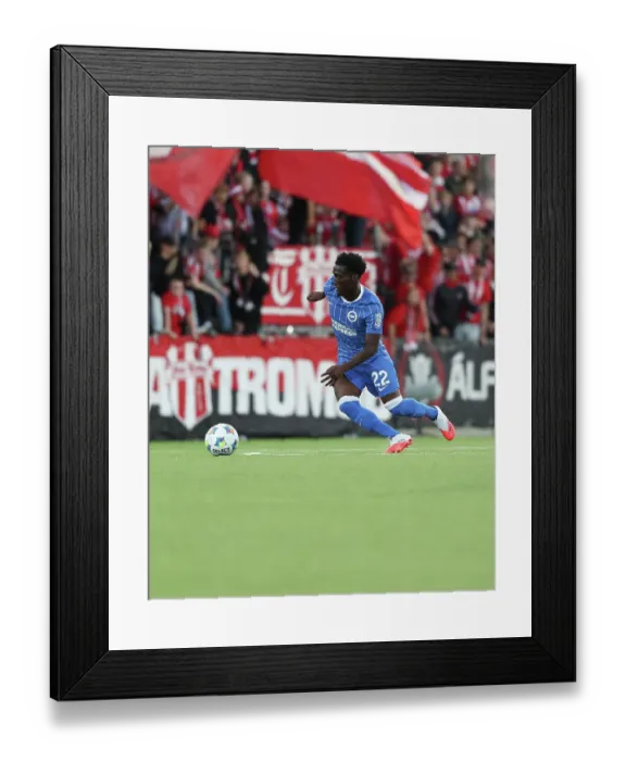 Framed Print : Brighton and Hove Albion v Roma Europa Conference League Play-off 20AUG26 Framed Print : Brighton and Hove Albion v Roma Europa Conference League Play-off 20AUG26
