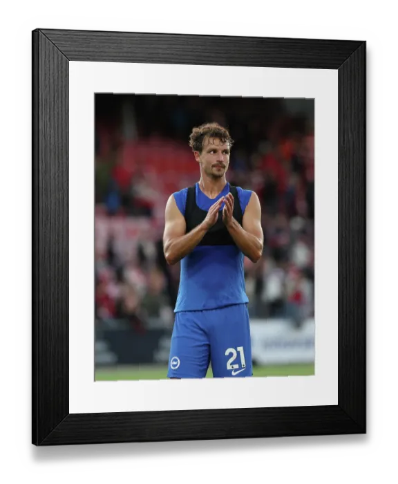 Framed Print : Brighton and Hove Albion v Roma Europa Conference League Play-off 20AUG26