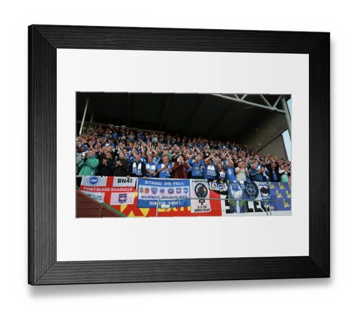 Framed Print : Brighton and Hove Albion v Roma Europa Conference League Play-off 20AUG26 Framed Print : Brighton and Hove Albion v Roma Europa Conference League Play-off 20AUG26