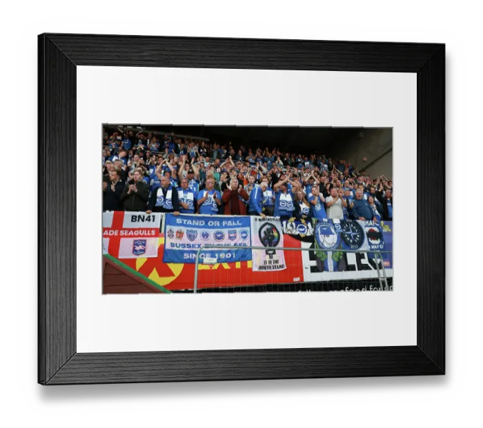 Framed Print : Brighton and Hove Albion v Roma Europa Conference League Play-off 20AUG26 Framed Print : Brighton and Hove Albion v Roma Europa Conference League Play-off 20AUG26