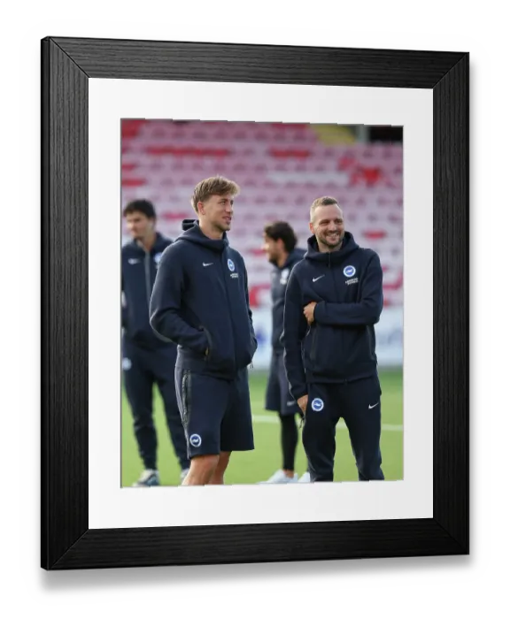 Framed Print : Brighton and Hove Albion v Roma Europa Conference League Play-off 20AUG26 Framed Print : Brighton and Hove Albion v Roma Europa Conference League Play-off 20AUG26