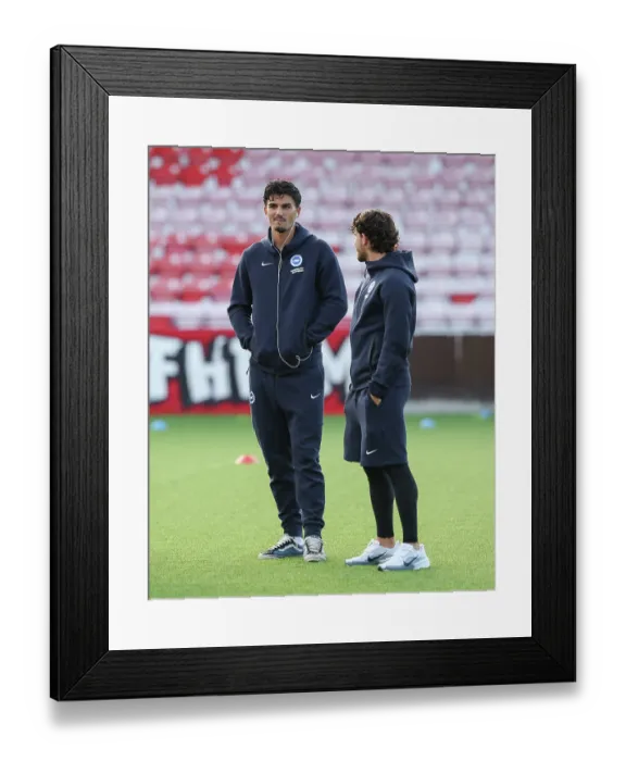 Framed Print : Brighton and Hove Albion v Roma Europa Conference League Play-off 20AUG26 Framed Print : Brighton and Hove Albion v Roma Europa Conference League Play-off 20AUG26