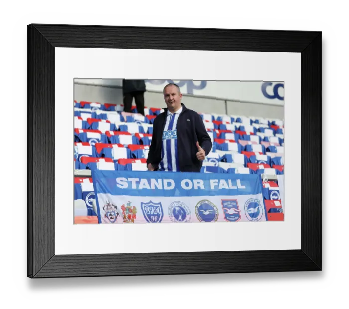 Framed Print : Brighton and Hove Albion v Roma Europa Conference League Play-off 20AUG26 Framed Print : Brighton and Hove Albion v Roma Europa Conference League Play-off 20AUG26