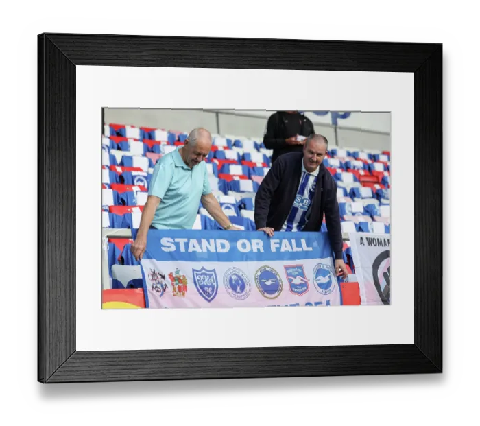Framed Print : Brighton and Hove Albion v Roma Europa Conference League Play-off 20AUG26 Framed Print : Brighton and Hove Albion v Roma Europa Conference League Play-off 20AUG26