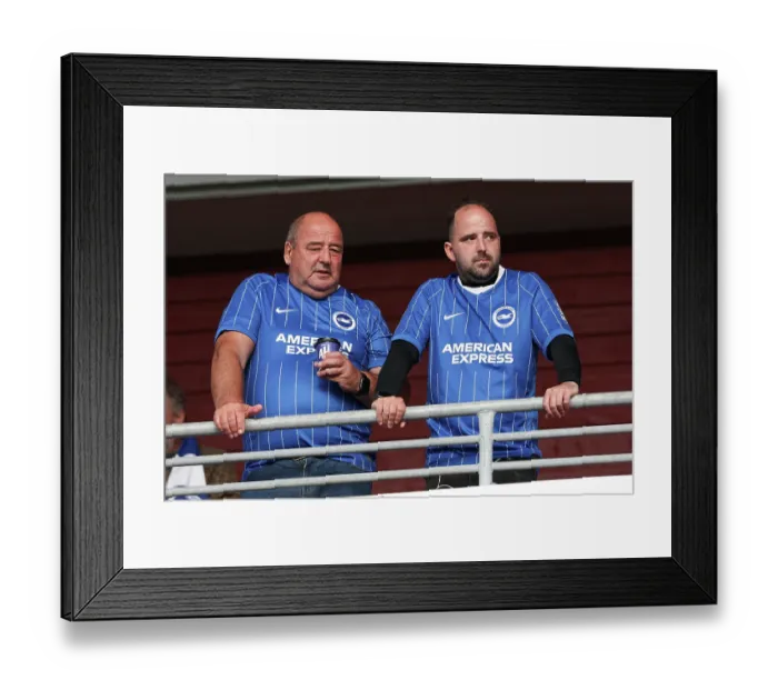 Framed Print : Brighton and Hove Albion v Roma Europa Conference League Play-off 20AUG26 Framed Print : Brighton and Hove Albion v Roma Europa Conference League Play-off 20AUG26