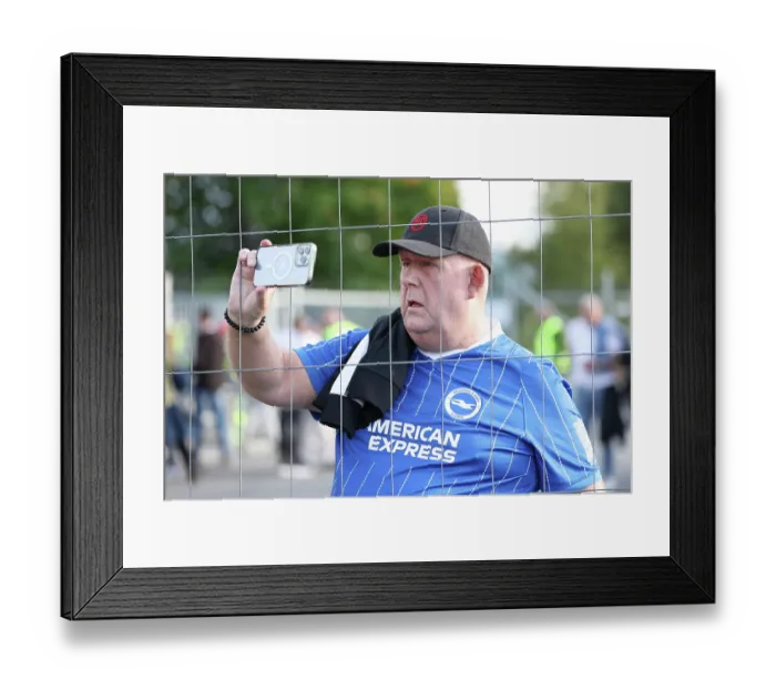 Framed Print : Brighton and Hove Albion v Roma Europa Conference League Play-off 20AUG26 Framed Print : Brighton and Hove Albion v Roma Europa Conference League Play-off 20AUG26