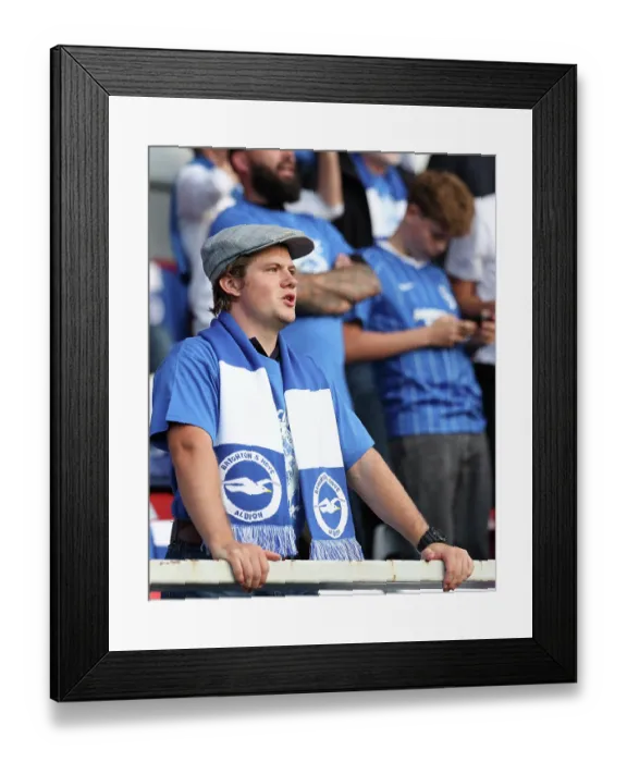 Framed Print : Brighton and Hove Albion v Roma Europa Conference League Play-off 20AUG26 Framed Print : Brighton and Hove Albion v Roma Europa Conference League Play-off 20AUG26