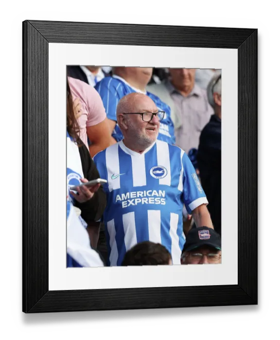 Framed Print : Brighton and Hove Albion v Roma Europa Conference League Play-off 20AUG26 Framed Print : Brighton and Hove Albion v Roma Europa Conference League Play-off 20AUG26