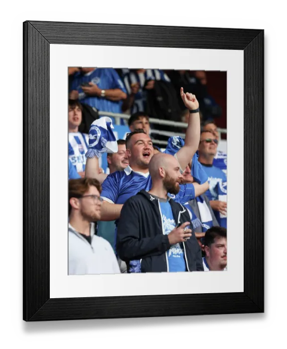 Framed Print : Brighton and Hove Albion v Roma Europa Conference League Play-off 20AUG26