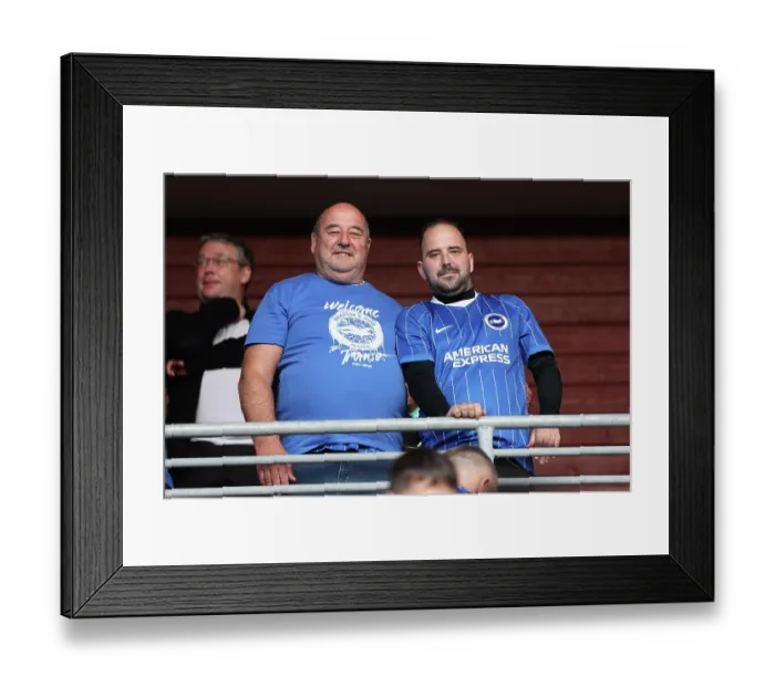 Framed Print : Brighton and Hove Albion v Roma Europa Conference League Play-off 20AUG26 Framed Print : Brighton and Hove Albion v Roma Europa Conference League Play-off 20AUG26
