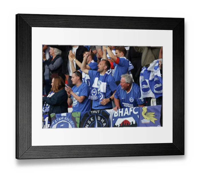 Framed Print : Brighton and Hove Albion v Roma Europa Conference League Play-off 20AUG26 Framed Print : Brighton and Hove Albion v Roma Europa Conference League Play-off 20AUG26