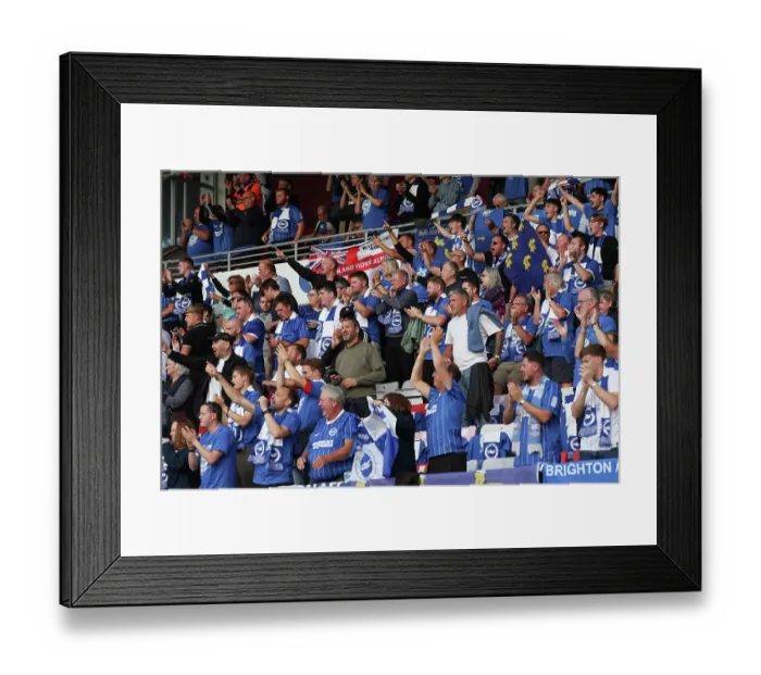 Framed Print : Brighton and Hove Albion v Roma Europa Conference League Play-off 20AUG26 Framed Print : Brighton and Hove Albion v Roma Europa Conference League Play-off 20AUG26