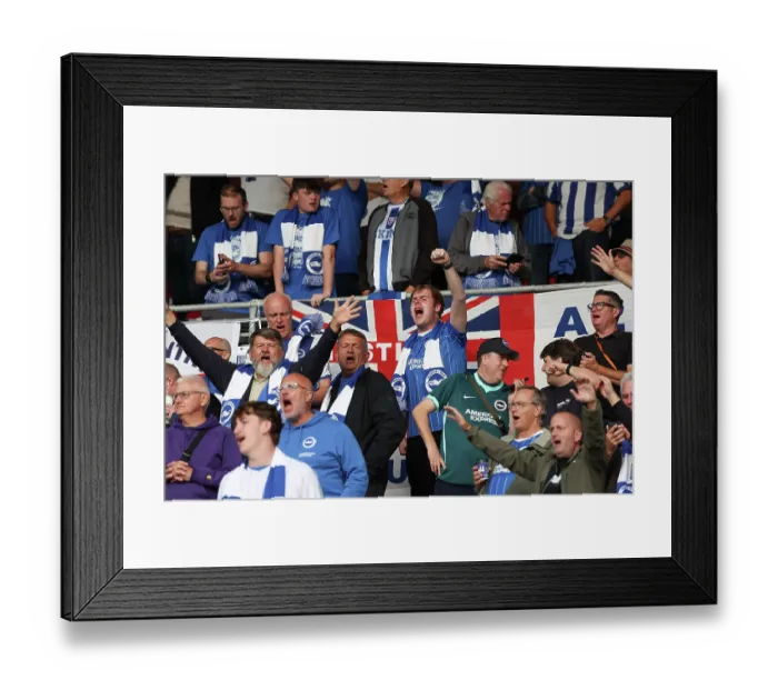 Framed Print : Brighton and Hove Albion v Roma Europa Conference League Play-off 20AUG26 Framed Print : Brighton and Hove Albion v Roma Europa Conference League Play-off 20AUG26