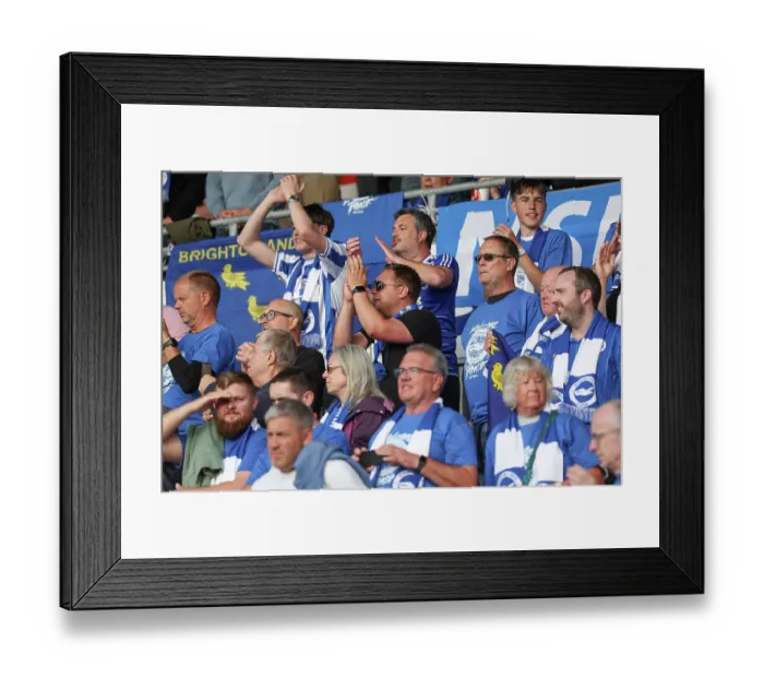 Framed Print : Brighton and Hove Albion v Roma Europa Conference League Play-off 20AUG26 Framed Print : Brighton and Hove Albion v Roma Europa Conference League Play-off 20AUG26