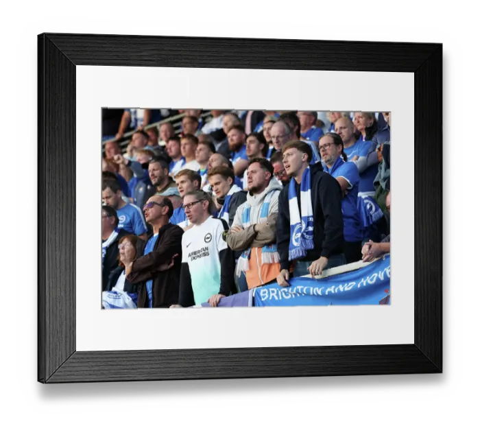 Framed Print : Brighton and Hove Albion v Roma Europa Conference League Play-off 20AUG26 Framed Print : Brighton and Hove Albion v Roma Europa Conference League Play-off 20AUG26