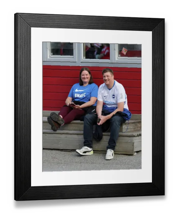 Framed Print : Brighton and Hove Albion v Roma Europa Conference League Play-off 20AUG26 Framed Print : Brighton and Hove Albion v Roma Europa Conference League Play-off 20AUG26