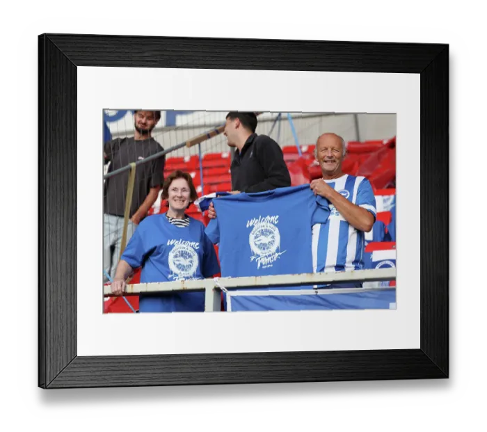 Framed Print : Brighton and Hove Albion v Roma Europa Conference League Play-off 20AUG26 Framed Print : Brighton and Hove Albion v Roma Europa Conference League Play-off 20AUG26