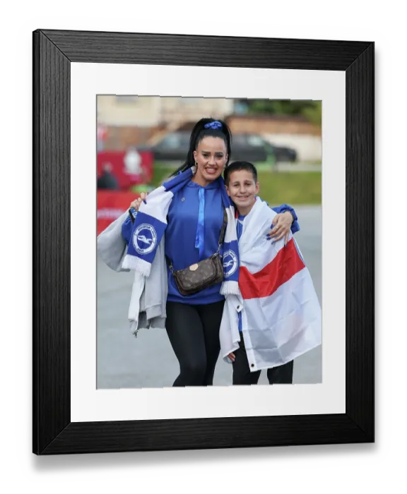 Framed Print : Brighton and Hove Albion v Roma Europa Conference League Play-off 20AUG26 Framed Print : Brighton and Hove Albion v Roma Europa Conference League Play-off 20AUG26