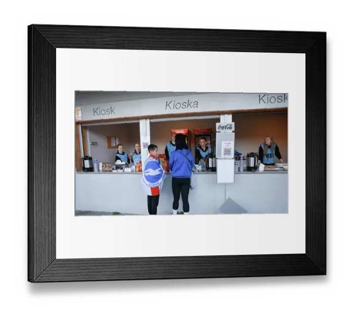 Framed Print : Brighton and Hove Albion v Roma Europa Conference League Play-off 20AUG26 Framed Print : Brighton and Hove Albion v Roma Europa Conference League Play-off 20AUG26