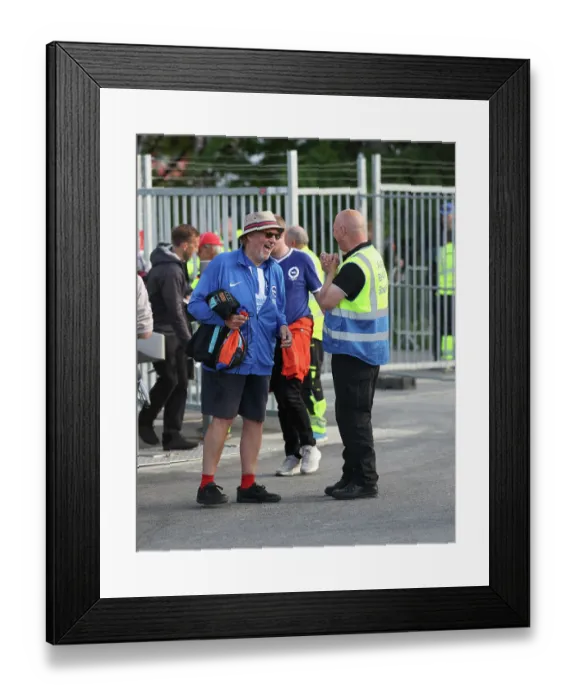 Framed Print : Brighton and Hove Albion v Roma Europa Conference League Play-off 20AUG26
