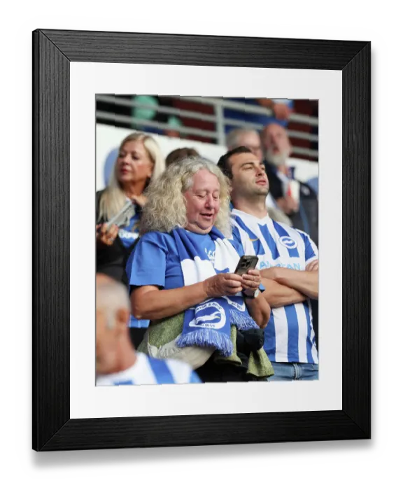 Framed Print : Brighton and Hove Albion v Roma Europa Conference League Play-off 20AUG26 Framed Print : Brighton and Hove Albion v Roma Europa Conference League Play-off 20AUG26