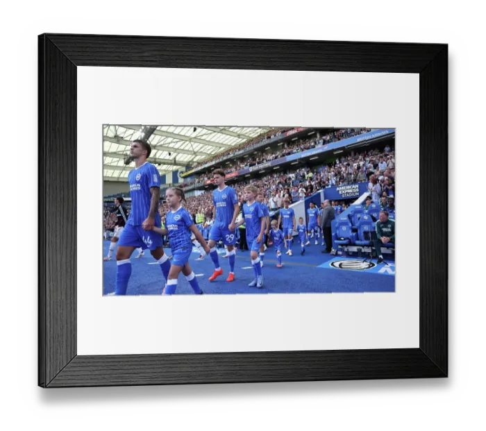 Framed Print : Brighton and Hove Albion v Aston Villa Premier League 23AUG26 Framed Print : Brighton and Hove Albion v Aston Villa Premier League 23AUG26