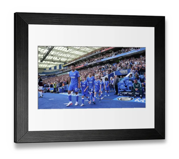Framed Print : Brighton and Hove Albion v Aston Villa Premier League 23AUG26 Framed Print : Brighton and Hove Albion v Aston Villa Premier League 23AUG26