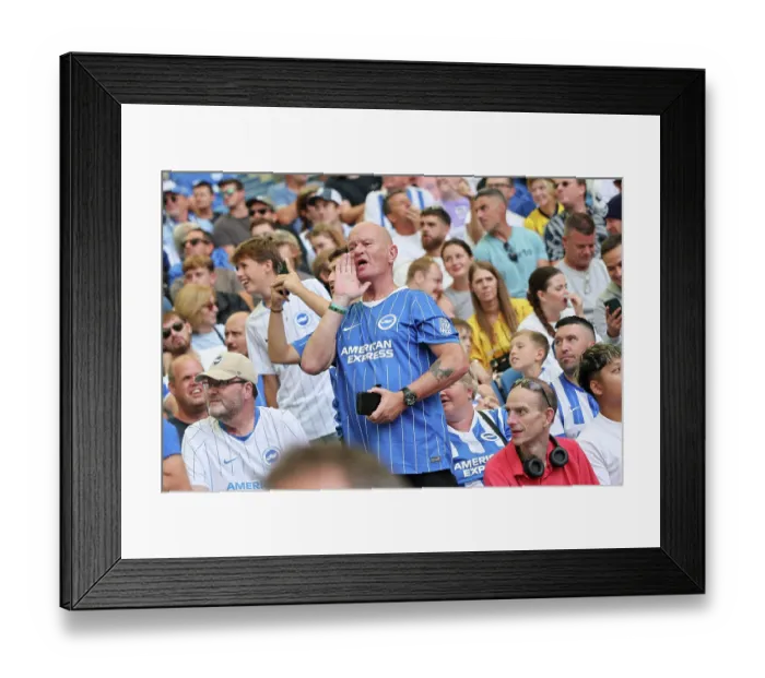 Framed Print : Brighton and Hove Albion v Aston Villa Premier League 23AUG26 Framed Print : Brighton and Hove Albion v Aston Villa Premier League 23AUG26