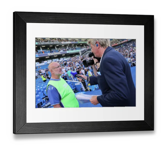 Framed Print : Brighton and Hove Albion v Aston Villa Premier League 23AUG26