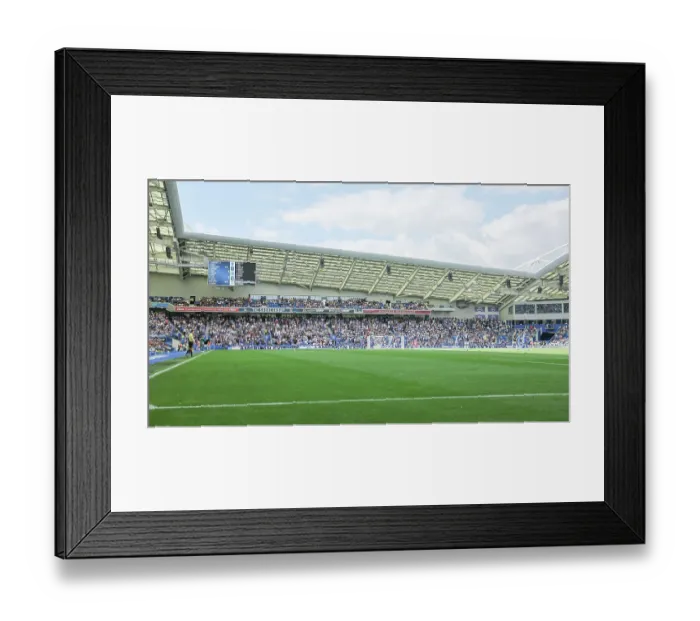 Framed Print : Brighton and Hove Albion v Aston Villa Premier League 23AUG26